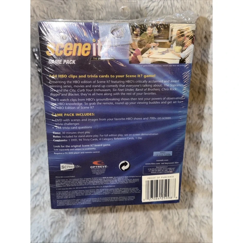 Scene It HBO Edition (Super Game Pack) (DVD / HD Video Game, 2005) Wholesale Lot
